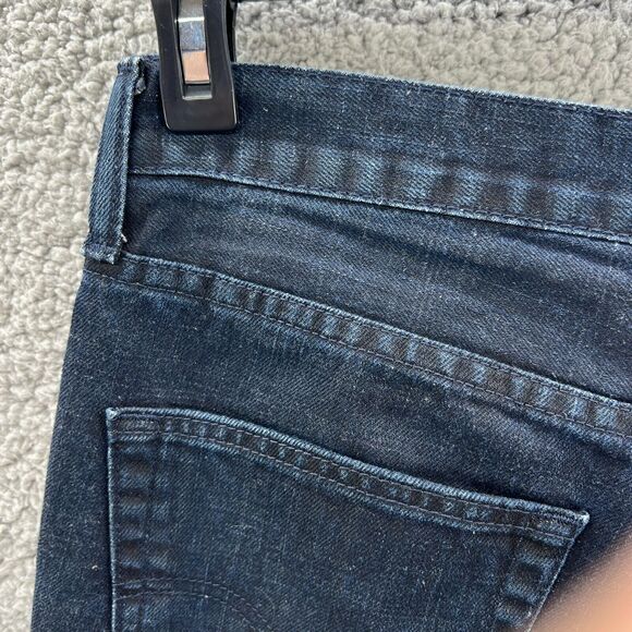 Men's 32X32 Levi's 511 Slim Fit Straight Leg Dark Wash Blue Denim Jeans - Picture 11 of 16